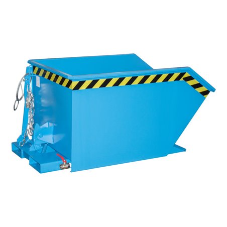 Bauer Südlohn Spänebehälter GU-E 500, lackiert, Lichtblau