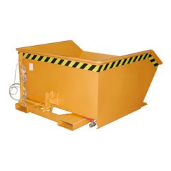 Bauer Südlohn Spänebehälter GU-E 750, lackiert, Gelborange