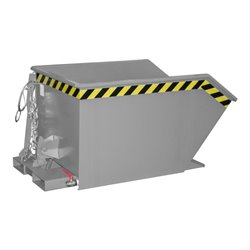 Bauer Südlohn Spänebehälter GU-E 500, lackiert, Mausgrau