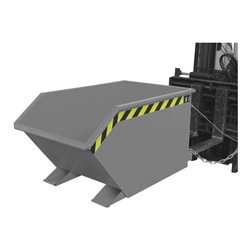 Bauer Südlohn Spänebehälter GU-E 500, lackiert, Mausgrau