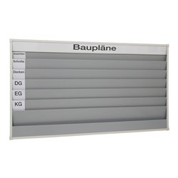 Eichner Planungstafel A4 für Baupläne 6 Schiene