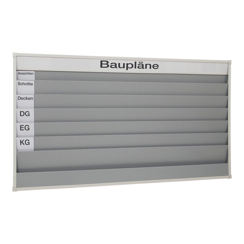Eichner Planungstafel A4 für Baupläne 6 Schiene