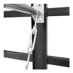 STIER Kragarmregal einseitig mit 5 Ebenen