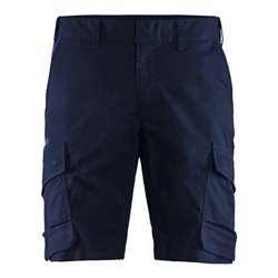 Blakläder Shorts Industrie Stretch, marineblau / kornblau, Konfektionsgröße 46