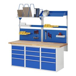 Rau Werkbank 7515A4, B2000mm, 18x Schublade-TA