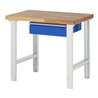 Rau Werkbank 7001A1, H790-1140mm, höhenverstellbar, 1x Schublade-TA