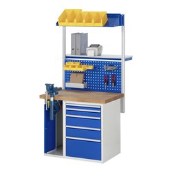 Rau Werkbank 7510A2, H890mm, 4x Schublade-TA, 1x SSKL