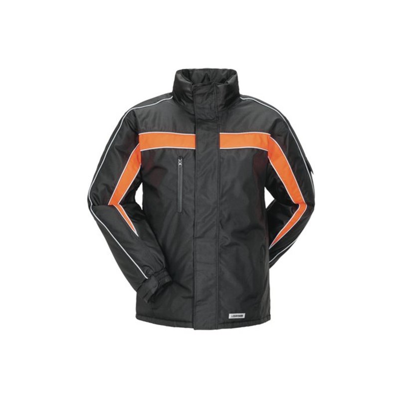 Planam Cosmic Jacke Winter schwarz/orange