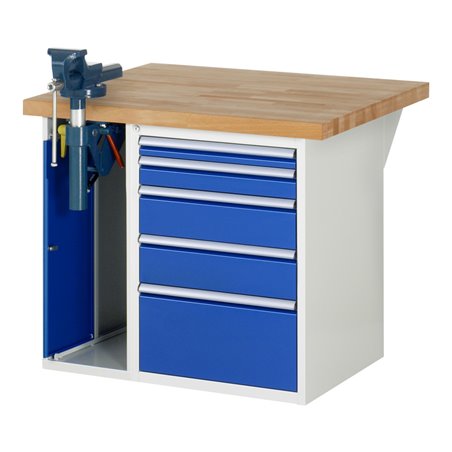 Rau Werkbank 7511A2, H890mm, 5x Schublade-TA, 1x SSKL