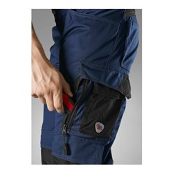 BP® Leichte Arbeitshose mit Kniepolstertaschen, nachtblau/schwarz