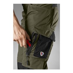BP® Leichte Arbeitshose mit Kniepolstertaschen, oliv/schwarz