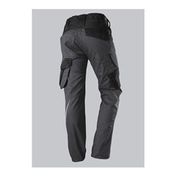 BP® Leichte Arbeitshose mit Kniepolstertaschen, anthrazit/schwarz