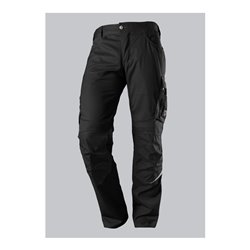 BP® Leichte Arbeitshose mit Kniepolstertaschen, schwarz