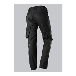 BP® Leichte Arbeitshose mit Kniepolstertaschen, schwarz