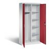 C+P Akten-/Garderobenschrank Acurado, H1950xB930xT400mm, Front Rubinrot, Korpus Lichtgrau (8920-312)
