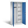 C+P Akten-/Garderobenschrank Acurado, H1950xB930xT500mm, Front Enzianblau, Korpus Lichtgrau (8921-312)