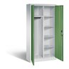 C+P Akten-/Garderobenschrank Acurado, H1950xB930xT400mm, Front Resedagrün, Korpus Lichtgrau (8920-312)
