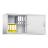 C+P Aufsatzschrank Acurado, H790xB1600xT500mm, Front Lichtgrau, Korpus Lichtgrau (2155-00)