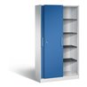 C+P Schiebetürenschrank Asisto, H1980xB1000xT435mm, Front Enzianblau, Korpus Lichtgrau (142002-000)