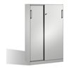 C+P Schiebetürenschrank Asisto, H1635xB1000xT435mm, Front Lichtgrau, Korpus Lichtgrau