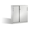 C+P Schiebetürenschrank Asisto, H1310xB1200xT435mm, Front Lichtgrau, Korpus Lichtgrau