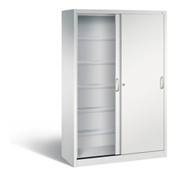 C+P Schiebetürenschrank Acurado, H1950xB1200xT500mm, Front Lichtgrau, Korpus Lichtgrau (2050-60)