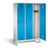 C+P Garderobenschrank Evolo, H1850xB1200xT500mm, Front Lichtblau, Korpus Lichtgrau (48010-32)