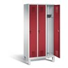C+P Garderobenschrank Evolo, H1850xB900xT500mm, Front Rubinrot, Korpus Lichtgrau (48010-30)