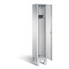 C+P Garderobenschrank Evolo, H1850xB320xT500mm, Front Lichtgrau, Korpus Lichtgrau (48010-10)