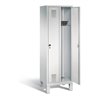 C+P Garderobenschrank Evolo, H1850xB610xT500mm, Front Lichtgrau, Korpus Lichtgrau (48010-20)