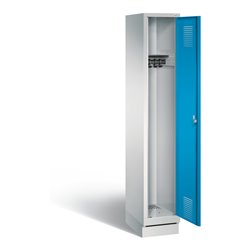 C+P Garderobenschrank Evolo, H1800xB320xT500mm, Front Lichtblau, Korpus Lichtgrau (48020-10)