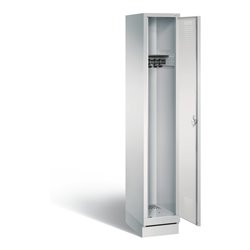 C+P Garderobenschrank Evolo, H1800xB320xT500mm, Front Lichtgrau, Korpus Lichtgrau (48020-10)