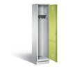 C+P Garderobenschrank Evolo, H1800xB420xT500mm, Front Viridingrün, Korpus Lichtgrau (48020-12)