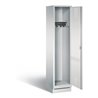 C+P Garderobenschrank Evolo, H1800xB420xT500mm, Front Lichtgrau, Korpus Lichtgrau (48020-12)