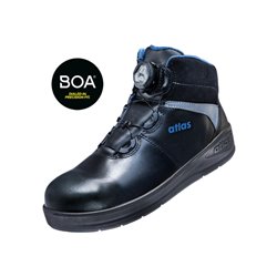 Atlas knöchelhoher Sicherheitsschuh THERMOTECH 9800 BOA HI HRO, S3, W10, schwarz