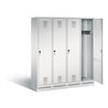 C+P Garderobenschrank Evolo, H1800xB1590xT500mm, Front Lichtgrau, Korpus Lichtgrau (48020-42)