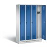 C+P Garderobenschrank Evolo, H1800xB1190xT500mm, Front Enzianblau, Korpus Lichtgrau (48020-40)