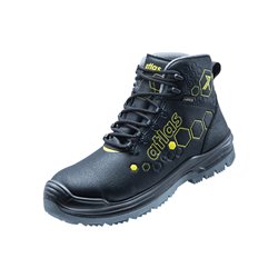 Atlas knöchelhoher Sicherheitsschuh XT 510 GTX, S3, W10, schwarz/gelb