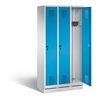 C+P Garderobenschrank Evolo, H1800xB900xT500mm, Front Lichtblau, Korpus Lichtgrau (48020-30)