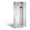 C+P Garderobenschrank Evolo, H1800xB610xT500mm, Front Lichtgrau, Korpus Lichtgrau (48020-20)