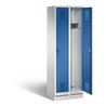 C+P Garderobenschrank Evolo, H1800xB610xT500mm, Front Enzianblau, Korpus Lichtgrau (48020-20)