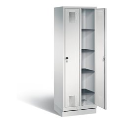 C+P Wäsche-Spind Evolo, H1800xB610xT500mm, Front Lichtgrau, Korpus Lichtgrau (48020-20B)