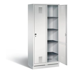 C+P Wäsche-Spind Evolo, H1800xB810xT500mm, Front Lichtgrau, Korpus Lichtgrau (48020-22B)