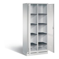 C+P Wäsche-Spind Evolo, H1800xB810xT500mm, Front Lichtgrau, Korpus Lichtgrau (48022-22B)