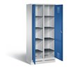 C+P Wäsche-Spind Evolo, H1800xB810xT500mm, Front Enzianblau, Korpus Lichtgrau (48022-22B)