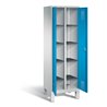 C+P Wäsche-Spind Evolo, H1850xB610xT500mm, Front Lichtblau, Korpus Lichtgrau (48012-20B)