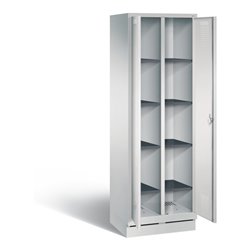 C+P Wäsche-Spind Evolo, H1800xB610xT500mm, Front Lichtgrau, Korpus Lichtgrau (48022-20B)