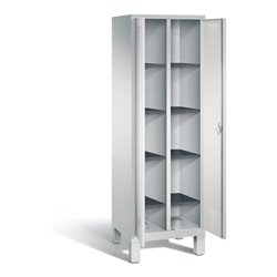 C+P Wäsche-Spind Evolo, H1850xB610xT500mm, Front Lichtgrau, Korpus Lichtgrau (48012-20B)