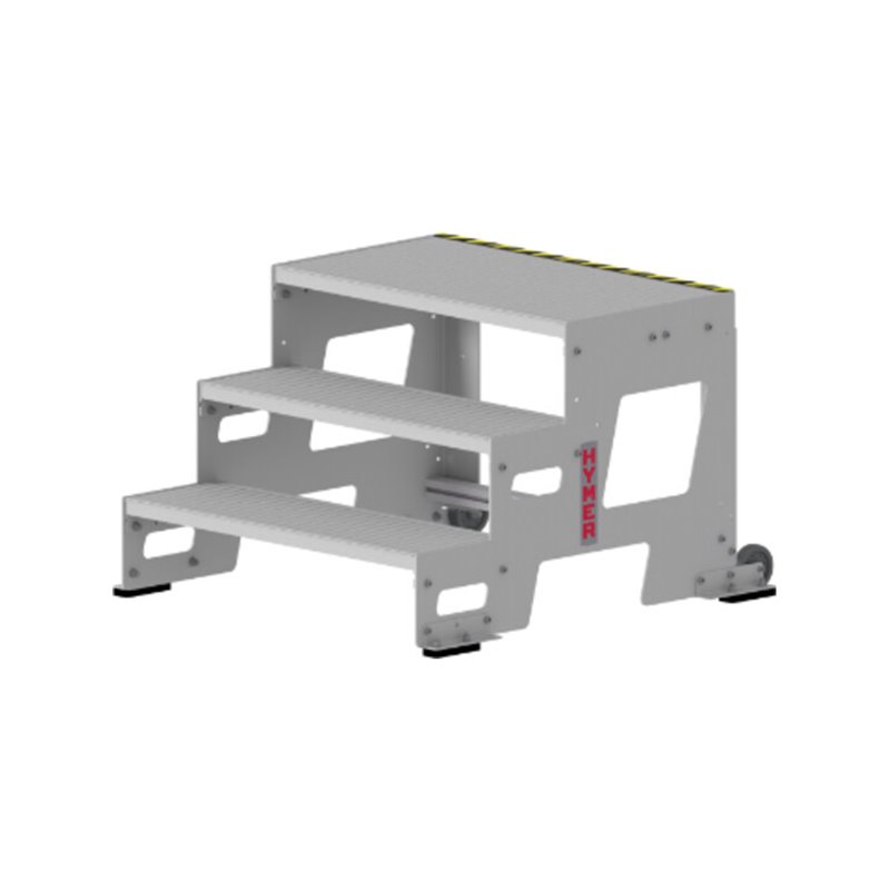 Hymer Industrietritt, Grundmodul, Stufenbreite 600 mm, 3 Stufen