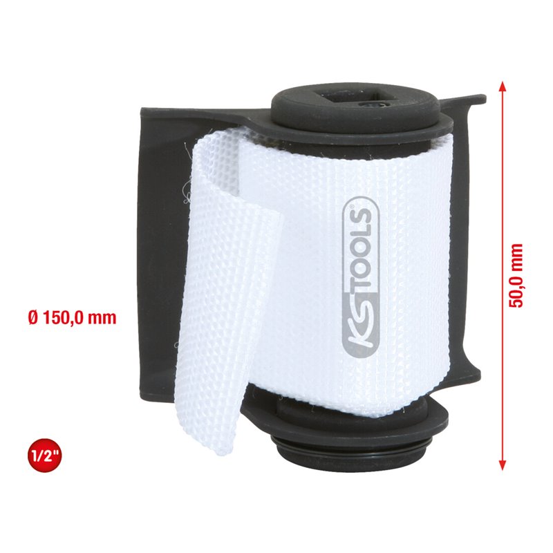 KS Tools 1/2 Zoll Filter-Stahlband-Schlüssel